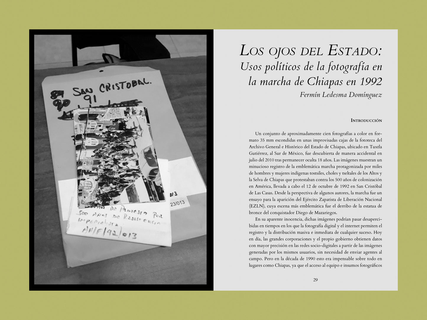 Que no se calmen las aguas: CADA (1981), ANCIEZ/EZLN (1992), GAC (2001)